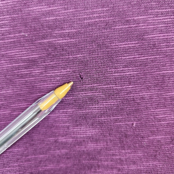 Horny Toad Purple 3/4 Sleeve V Neck Knee Length Dress Sz S - Picture 7 of 8